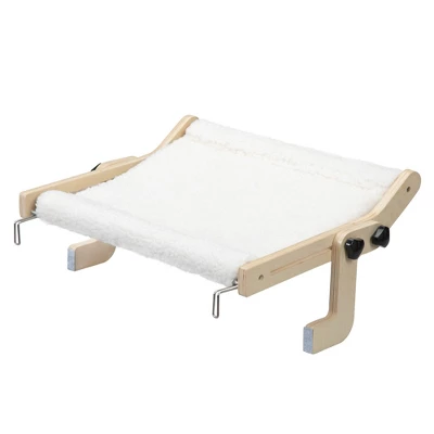 DOMETOUR Cat Window Perch For Indoor Plush Cat Hammock, Window Seat Bed Shelf No Drilling No Suction Cup, Wood Color 7 DOMETOUR Cat Window Perch For Indoor Plush Cat Hammock, Window Seat Bed Shelf No Drilling No Suction Cup, Wood Color - Image 7