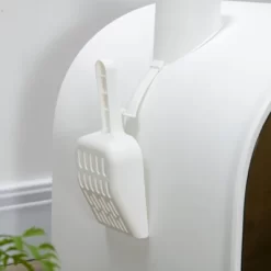 Akoasm Cat Litter Box With Scoop, Lid, Filter & Tray-White -BlueBuffalo Sales Store GUEST 22445aad 1417 4a9e a96c af1ca3906fa8