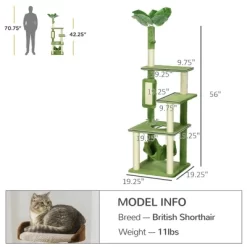 DOMETOUR Multilevel Cat Tree Cat Tower, Cat Climbing Frame With Scratching Post Hammock Cat Condo, Green 10 DOMETOUR Multilevel Cat Tree Cat Tower, Cat Climbing Frame With Scratching Post Hammock Cat Condo, Green -BlueBuffalo Sales Store GUEST 23b15ac1 eded 4df5 bea5 22898f15e2b8