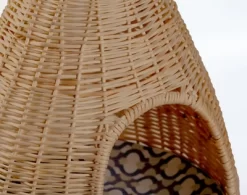 PawsMark Natural Willow Pet Sleeping Bed, Cave, Basket For Dog Or Cats With Cushion -BlueBuffalo Sales Store GUEST 2461977f 822d 4922 8583 d640832e25de