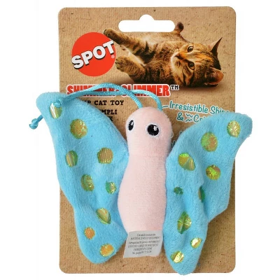 Spot Shimmer Glimmer Butterfly Catnip Toy - Assorted Colors (1 Unit) 6 Spot Shimmer Glimmer Butterfly Catnip Toy - Assorted Colors (1 Unit) - Image 6