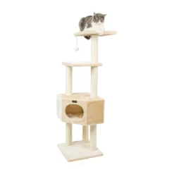 Armarkat 3 Tier Real Wood Cat Tree, Armarkat Scratch Furniture A5201, Beige -BlueBuffalo Sales Store GUEST 26142e59 97cd 45f2 a6b5 d9a91d57d2b6
