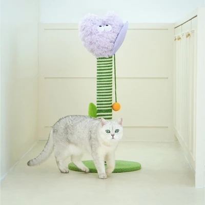 ZEZE Tulip Cat Scratching Post 7 ZEZE Tulip Cat Scratching Post - Image 7