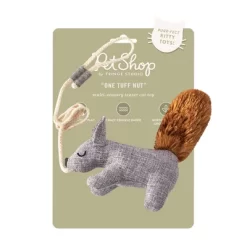 PetShop By Fringe Studio One Tuff Nut Teaser Plush Cat Toy