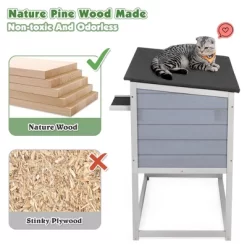 Wood Outdoor Cat House -BlueBuffalo Sales Store GUEST 26f2e5b3 a7ea 44d0 af90 2bec5b088e79