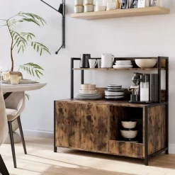 GustoWave Hidden Litter Box Cabinet With Storage Shelf & Storage Basket, Indoor Cat House Table, Enclosed Litter Box Furniture For Cats, Brown -BlueBuffalo Sales Store GUEST 2706a913 8946 47e0 a7d1 f6f381642f1f