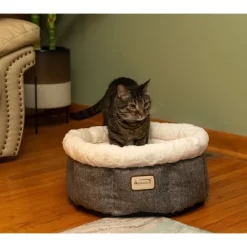Armarkat Cozy Cat Bed In Beige And Gray C105HHS/MB -BlueBuffalo Sales Store GUEST 27165088 4642 4179 a032 3c92ddbf6725