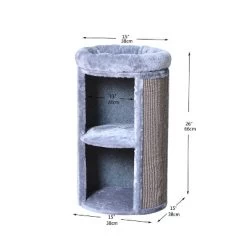 Two By Two Jackson - Off-White Scratching Cat Furniture - 25.6 In. Tall -BlueBuffalo Sales Store GUEST 27fdc69f 2e69 47ed b8f8 d888940e8fb3