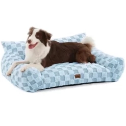 Soft Cat Couch Bed, Faux Fur Checkered Pet Sofa -BlueBuffalo Sales Store GUEST 2862d564 5037 42c1 8df8 e589f5a5bffe