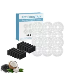 Nispira Cat Water Fountain Filter Replacements For Kastty Sibays 2.5Gal/9.5L Large18CM Dog Water Fountain Wireless Pumps Black Sponge, 12 Packs -BlueBuffalo Sales Store GUEST 29185b7c b2cb 4022 90ad 6915beb54ff3