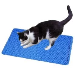 SEVOBAL Litter Box Mat With Double Layers Non-Slip Litter Trapping Mat Easy Clean Kitty Litter Scatter Control, Blue, 54"*36"*1.5" 8 SEVOBAL Litter Box Mat With Double Layers Non-Slip Litter Trapping Mat Easy Clean Kitty Litter Scatter Control, Blue, 54"*36"*1.5" -BlueBuffalo Sales Store GUEST 29d14857 4d68 430b 89ce bdc1a5c9b8b1
