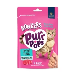Bonkers Purrpops Tip Top Tuna Flavor Lollipop Freeze-Dried Cat Treats - 0.2oz/4ct -BlueBuffalo Sales Store GUEST 2bb8420c 1d8d 4098 8932 51a32ef9083c