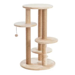 Two By Two Manchester - Beige Scratching Post Cat Furniture - 36.2 In. Tall -BlueBuffalo Sales Store GUEST 2bccc288 ba1f 4cf3 bd0b 8e29282dcc75