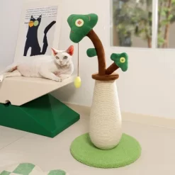 Vertical Money Tree Cat Scratching Pole, Sisal Wear-Resistant Cat Scratching Column, Interactive Ball Track Spring Ball Cat Toy -BlueBuffalo Sales Store GUEST 2c3e9c18 9f46 48a0 9c52 8594075d0a45