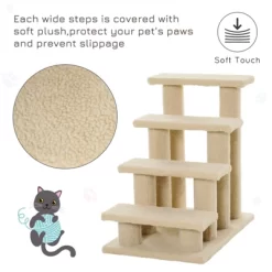 FURNIinspire 25" 4-Step Multi-Level Carpeted Cat Scratching Post Pet Stairs,25"*17"*23.5" -BlueBuffalo Sales Store GUEST 2e0beda5 ee9b 4503 8c46 930510a936cf