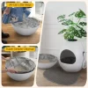 Sandinrayli Hidden Litter Box Plant Cat Litter Box With 5PCS Litter Box Liners