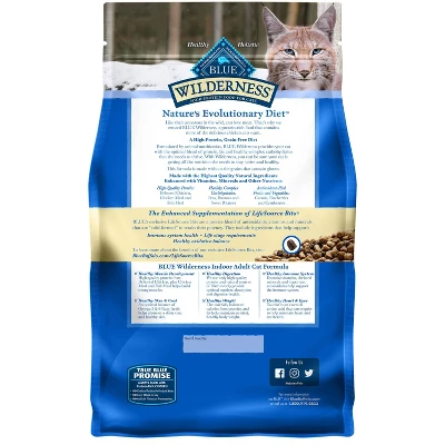 Blue Buffalo Wilderness High Protein Natural Adult Indoor Dry Cat Food With Chicken 1 Blue Buffalo Wilderness High Protein Natural Adult Indoor Dry Cat Food With Chicken