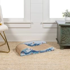 THE LICKER STORE Kokomo Coastal Cardboard Lounge Bed Cat Scratcher With Catnip -BlueBuffalo Sales Store GUEST 30611e28 9f59 44fd 8e13 1c3e32dc2b56