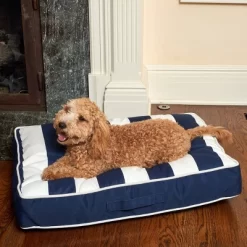 Winn + Willow Sadie Reversible Dog And Cat Bed - Navy And White Stripe -BlueBuffalo Sales Store GUEST 30bc5bd1 c297 4426 bcfc 86d67200857e
