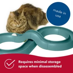 Coastal Pet Turbo Track Cat Toy - Cat Ball Toy & Racetrack - Easy Assembly - Slate Blue (1 Pack) -BlueBuffalo Sales Store GUEST 30f5c7f3 7e07 4090 91ea 2eb74e20b823