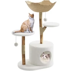 46" Modern Cat Tree For Large Cats, Wood Cat Tree Tower With Scratching Posts -BlueBuffalo Sales Store GUEST 3451e453 3ca3 4409 a8d1 c1d843a3ef0f