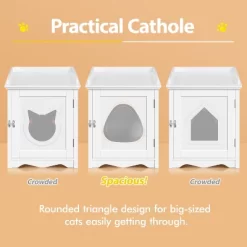 Yaheetech Cat Litter Box Enclosure Indoor For Small Cat/Dog -BlueBuffalo Sales Store GUEST 34add9e1 508d 41d5 aae8 aa99659a2116