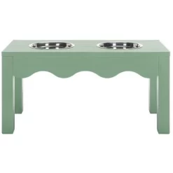 Lilith Double Pet Feeder - Removable Stainless Steel Bowls - Cat/Dog - PET5702 - Safavieh Pets -BlueBuffalo Sales Store GUEST 356caed0 5b67 4d02 af05 5c7d07f3c6c2