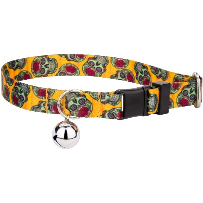 Country Brook Petz Sugar Skulls Cat Collar 4 Country Brook Petz Sugar Skulls Cat Collar - Image 4