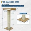 40" Tall Cat Scratching Post, Sisal Scratching Post- For Most Cat Climbing, Cat Window Perches With Suction Cups