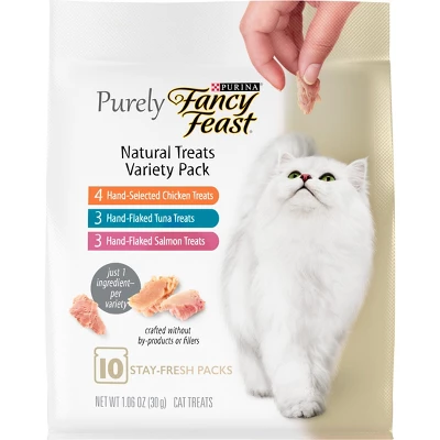 Purina Fancy Feast Purely Seafood Meaty Cat Treats - 1.06oz/10ct Variety Pack 11 Purina Fancy Feast Purely Seafood Meaty Cat Treats - 1.06oz/10ct Variety Pack - Image 11