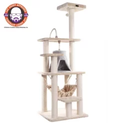 Armarkat 65" Real Wood Cat Tree With Sisal Rope, Hammock, Soft-side Playhouse A6501 17 Armarkat 65" Real Wood Cat Tree With Sisal Rope, Hammock, Soft-side Playhouse A6501 -BlueBuffalo Sales Store GUEST 368f2ed0 0710 4ee3 9267 1b3442a91c36