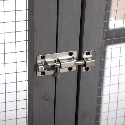 AZL1 Life Concept Pet Crates And Houses Multi Tiered Climbing Platforms Secure Enclosure For Multiple Cats, Gray, 62.4"*32.4"*70" 2 AZL1 Life Concept Pet Crates And Houses Multi Tiered Climbing Platforms Secure Enclosure For Multiple Cats, Gray, 62.4"*32.4"*70" - Image 2