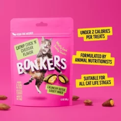 Bonkers Bites Chicken, Cheese And Catnip Flavor Cat Treats - 30oz -BlueBuffalo Sales Store GUEST 38838dea a406 4688 970f d95bb5236156 1