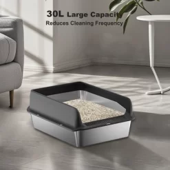 Stainless Steel Cat Litter Box With Lid,Metal Cat Litter Box, High Wall Sided Enclosure Kitty Litter Box With Scoop And Mats 11 Stainless Steel Cat Litter Box With Lid,Metal Cat Litter Box, High Wall Sided Enclosure Kitty Litter Box With Scoop And Mats -BlueBuffalo Sales Store GUEST 38b389ef a9fe 4cd2 a7e5 5e11d0675b84
