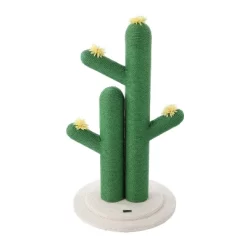 Socorro Modern Jute Double-Cactus Cat Scratching Post With Flower Toys -BlueBuffalo Sales Store GUEST 3924db9e ee6a 44e6 9de1 1e1ee52ae7cb