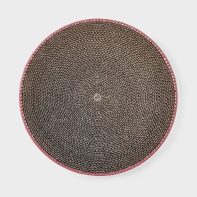 Board Bowl Pad Cat Scratcher - 15.7" - Boots & Barkley™ 1 Board Bowl Pad Cat Scratcher - 15.7" - Boots & Barkley™