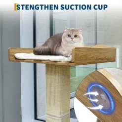 40" Tall Cat Scratching Post, Sisal Scratching Post- For Most Cat Climbing, Cat Window Perches With Suction Cups -BlueBuffalo Sales Store GUEST 3ac54629 0755 461a aa09 6b1679df64d2