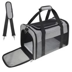 Unique Bargains Breathable Mesh Design Pet Carrier Grey 1 Pc -BlueBuffalo Sales Store GUEST 3bd6f035 b799 4fba a553 8f9a0523dd9f