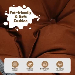 Dolonm Premium Cat Egg Chair: Hanging Swing Bed W/Removable Cushion & Stand - Durable HDPE For Indoor/Outdoor -BlueBuffalo Sales Store GUEST 3d231aff 0c4e 44fd a5cb 12376b33d9c2 2