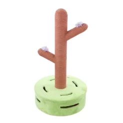 Rosa Modern Jute Cactus Cat Scratching Post With Flower Toys And Built-In Bell Toys -BlueBuffalo Sales Store GUEST 3e2f72fb 2e7f 4b5a 88c5 95c4af9374e9