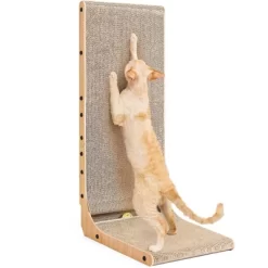 Large Size Cat Scratching Board, 23.6 Inch L Shape Cat Scratching Pad Wall Mounted, Cat Scratching Board With Ball Toy For Indoor Cats To Play -BlueBuffalo Sales Store GUEST 3ebb99ce f20d 4541 b94c 8b38d222255a