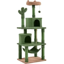 Yaheetech 62.5" H Cat Tree Cat Tower With Natural Sisal For Small- To Medium-sized Cats Green/Brown -BlueBuffalo Sales Store GUEST 3f398827 1f05 44fb bdbf bb5d04e8e3bb