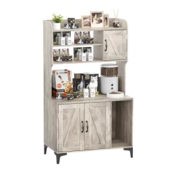 Cat Litter Box Enclosure With 4 Shelves & Storage Cabinet, 51.1 Inch Tall Hidden Cat Furniture With Scratch Pad, Multi-Functional Indoor Cat House -BlueBuffalo Sales Store GUEST 3f3d2e13 9ed2 418b 8fb7 7c29171e50cf