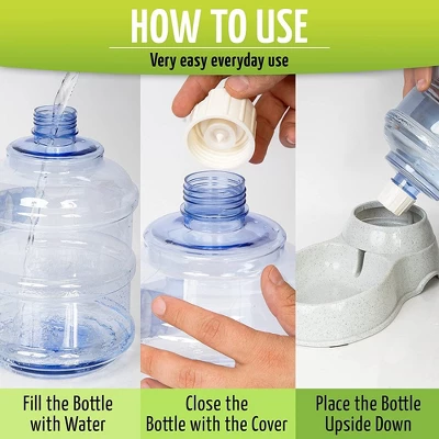 Zone Tech Self-Dispensing Pet Waterer - Premium Quality Durable Self-Dispensing Gravity 3.7 Liters Pet Waterer 5 Zone Tech Self-Dispensing Pet Waterer - Premium Quality Durable Self-Dispensing Gravity 3.7 Liters Pet Waterer - Image 5