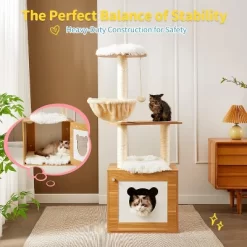 QuestaPack Modern Cat Tree Tower For Indoor Cats - 65" Tall Wood Condo With Hammock 16 QuestaPack Modern Cat Tree Tower For Indoor Cats - 65" Tall Wood Condo With Hammock -BlueBuffalo Sales Store GUEST 3fee7b04 879a 4707 acc2 f1ffc6d7944f