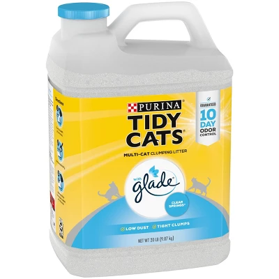 Purina Tidy Cats With Glade Tough Odor Solutions Multiple Cats Clumping Litter 3 Purina Tidy Cats With Glade Tough Odor Solutions Multiple Cats Clumping Litter - Image 3