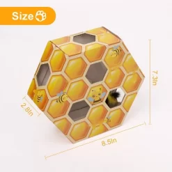 All For Paws Allforpaws Interactive Cat Toy Peek'A'Pounce Fuzzy Hive Cat Toy, Yellow -BlueBuffalo Sales Store GUEST 424f547a 7d37 4317 a082 12e9cf061977