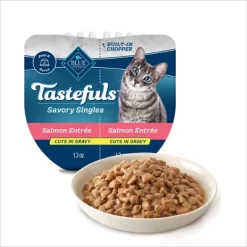 Blue Buffalo Tastefuls Savory Singles Salmon Entree Cuts In Gravy Adult Wet Cat Food - 2.6oz -BlueBuffalo Sales Store GUEST 4260aeb7 1b62 4191 b7f6 96eaaea98665