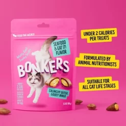 Bonkers Bites Seafood Flavor Cat Treats - 30oz -BlueBuffalo Sales Store GUEST 4275a817 b625 434f 832c e306d39c065c