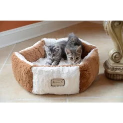 Armarkat Cat Bed For Indoor Cats And Extra Small Dogs, Brown/Ivory 13 Armarkat Cat Bed For Indoor Cats And Extra Small Dogs, Brown/Ivory -BlueBuffalo Sales Store GUEST 43927167 21ba 4351 8dd1 894888a69930